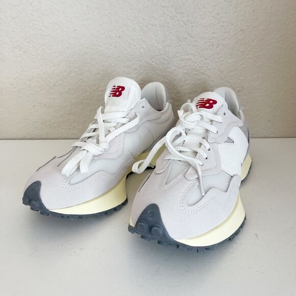 New Balance 327 retro sneaker in sea salt rain cloud M 9/W 10.5 - Picture 10 of 16